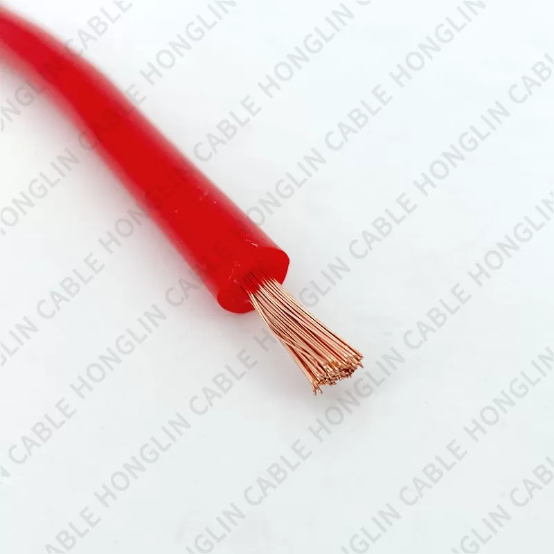 Heat Resistant High Temperature Cable Silicone Wire High Quality  Tinned Copper in Red or Black Heating Insulated Copper Wire