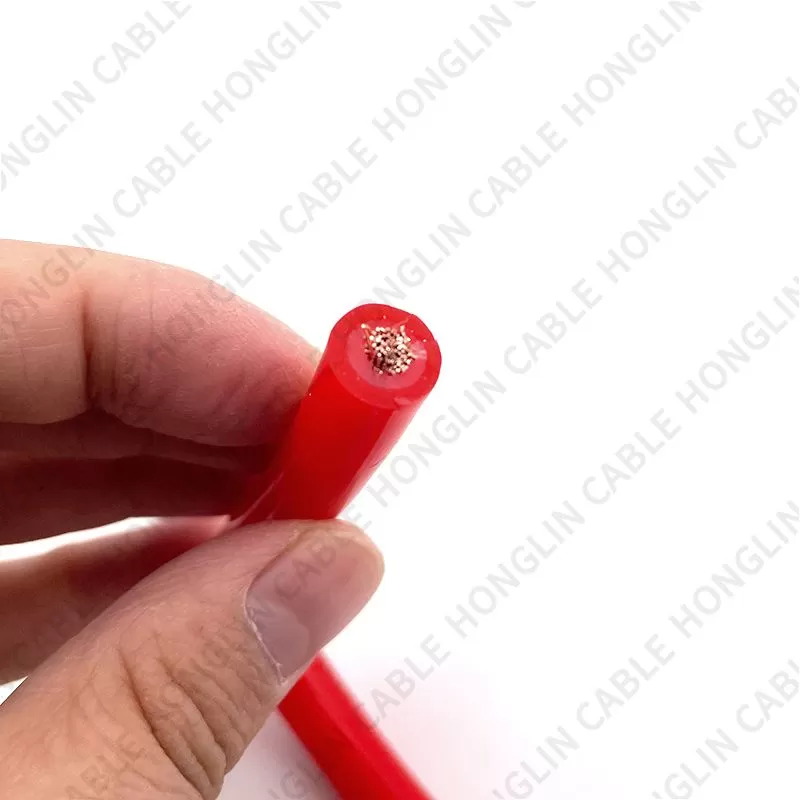 Heat Resistant High Temperature Cable Silicone Wire High Quality  Tinned Copper in Red or Black Heating Insulated Copper Wire