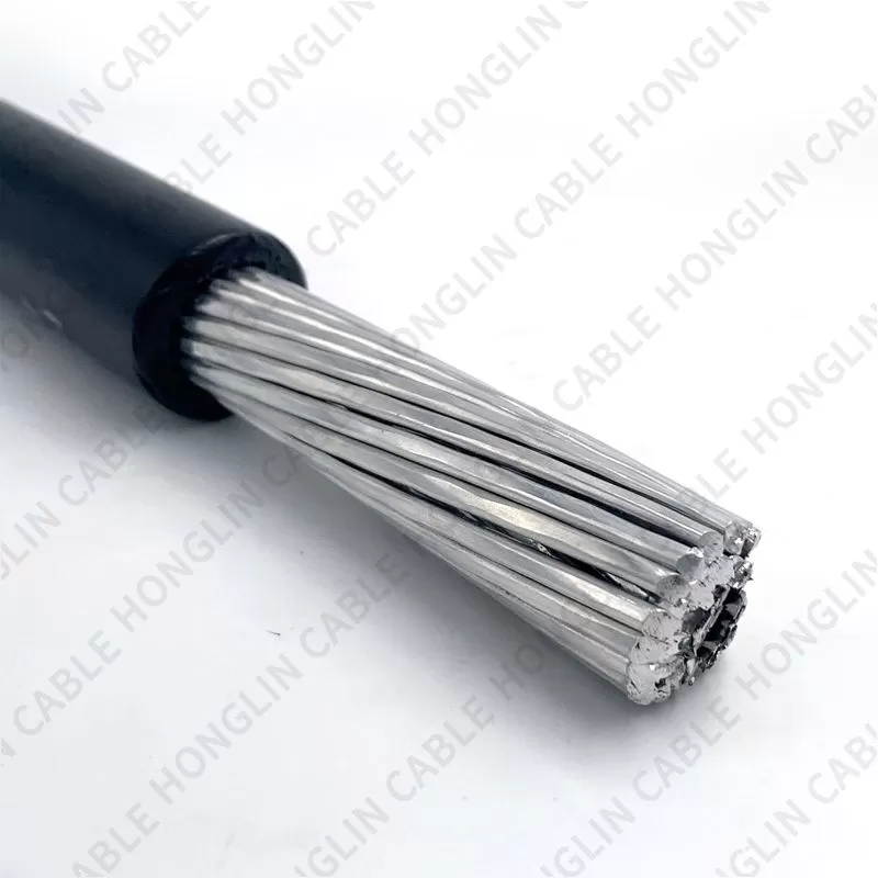 600v/100v abc aerial cable Twisted Aluminium cores power cable manufacturer