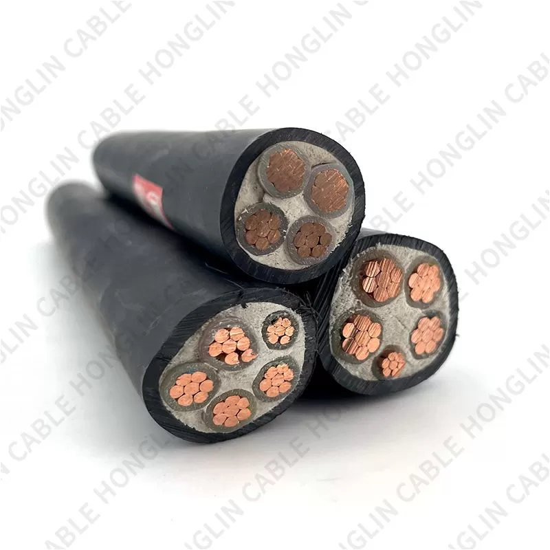 Xlpe Copper Cable Price Low Voltage Underground XLPE PVC Size 4 Core 5 core Electric Copper Power Cable