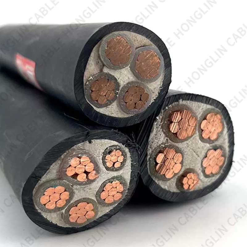 Xlpe Copper Cable Price Low Voltage Underground XLPE PVC Size 4 Core 5 core Electric Copper Power Cable