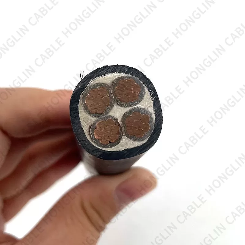 Electric Wire Power Cable Flexible 4 Core H05vk H07vk H03vvf H05vvf 3x35+1x16 mm² Pvc Copper Insulated Stranded Flexible Cable