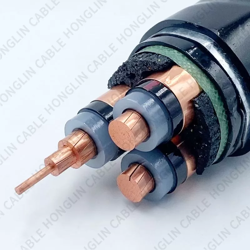 Factory Wholesale Wiring Cables Overhead Insulated Electric Power Cable 33KV Cable Prices Cu/XLPE/PVC/PVC