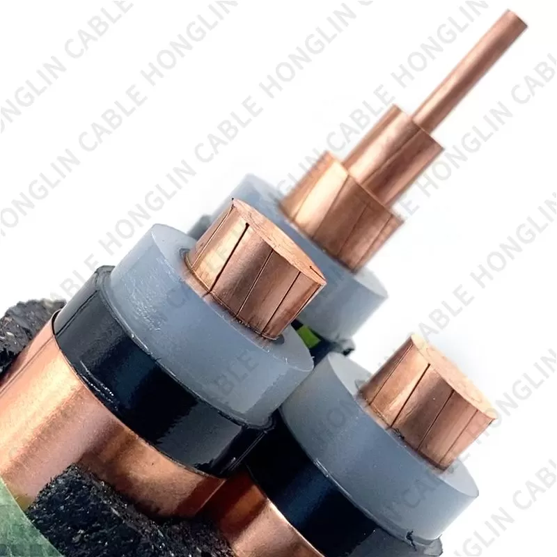 Factory Wholesale Wiring Cables Overhead Insulated Electric Power Cable 33KV Cable Prices Cu/XLPE/PVC/PVC