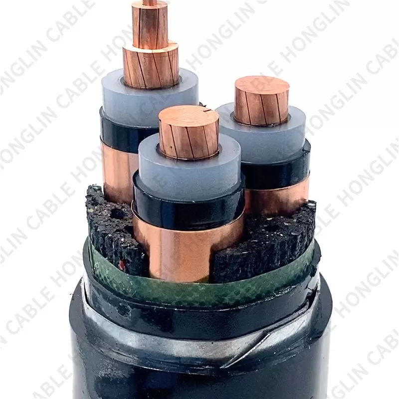 Factory Wholesale Wiring Cables Overhead Insulated Electric Power Cable 33KV Cable Prices Cu/XLPE/PVC/PVC