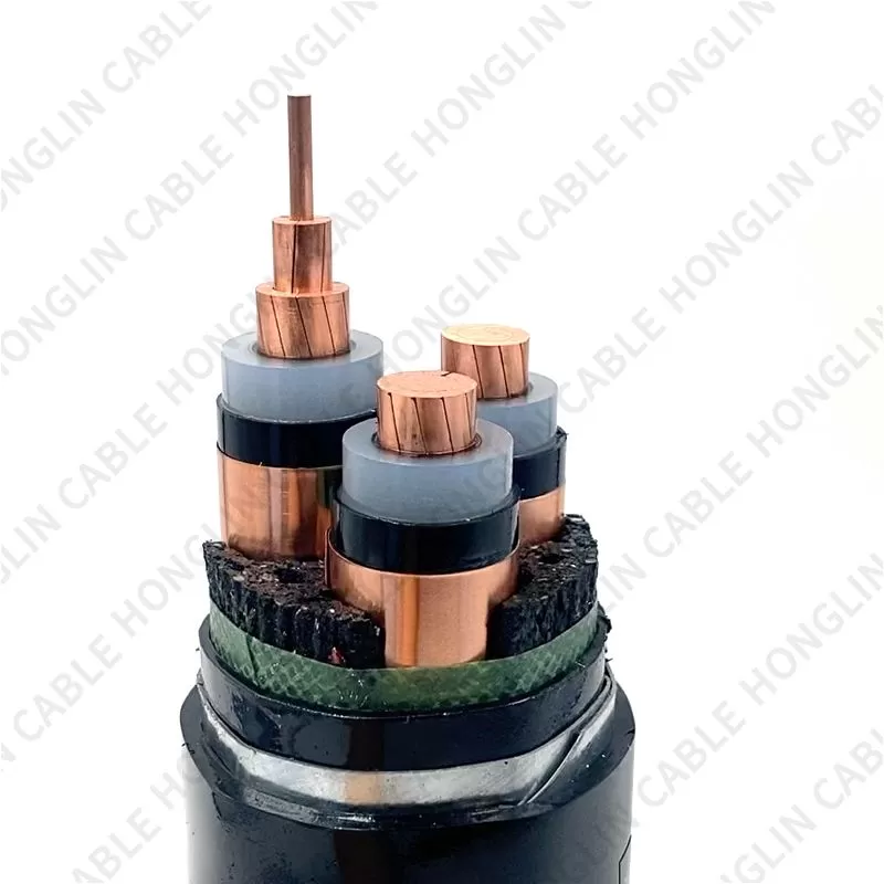 Factory Wholesale Wiring Cables Overhead Insulated Electric Power Cable 33KV Cable Prices Cu/XLPE/PVC/PVC