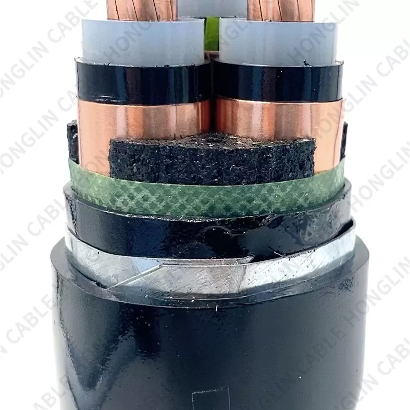 Factory Wholesale Wiring Cables Overhead Insulated Electric Power Cable 33KV Cable Prices Cu/XLPE/PVC/PVC