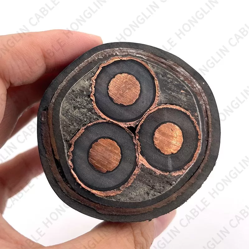 Mine transmission power cable National standard MYJV22 copper core armored cable for coal mine flame retardant cable