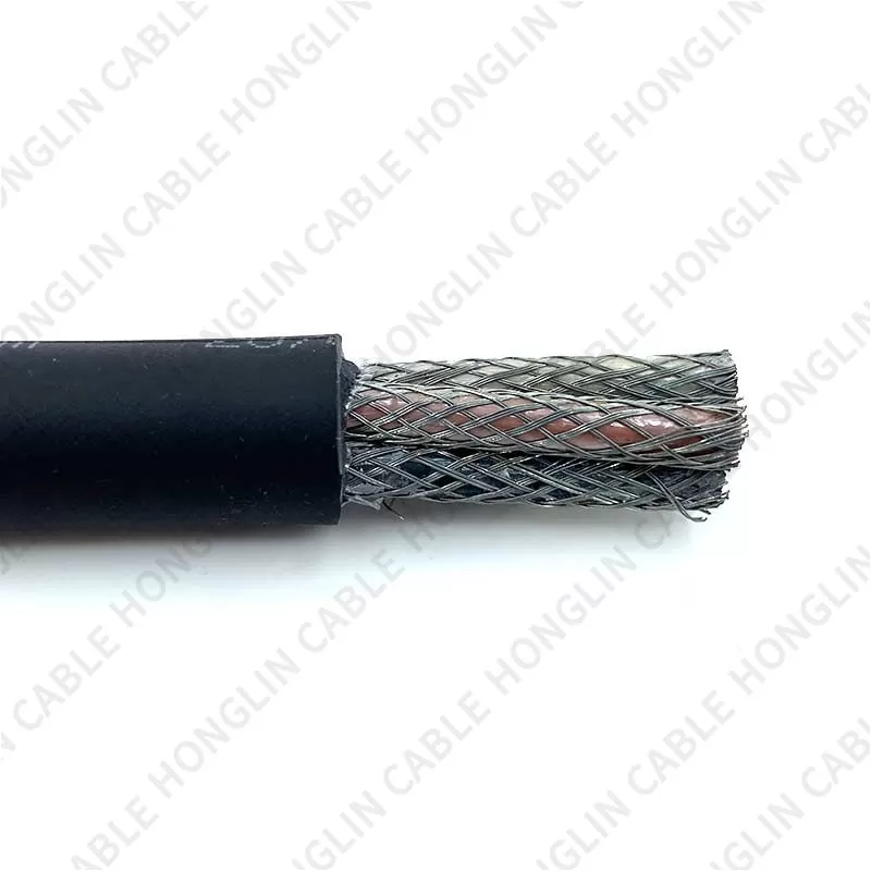 Four cores 4*2.5 mm cable tinned copper conductor and  Rubber Insulated Flexible Cable with Shield