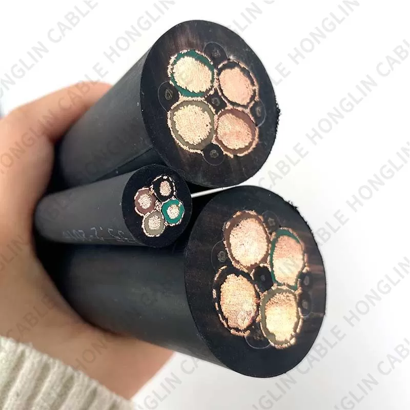 Rubber Electrical Cable Copper Wrapping Shielded Cable Electrical Wire Temperature 200 Degree Silicone Wire