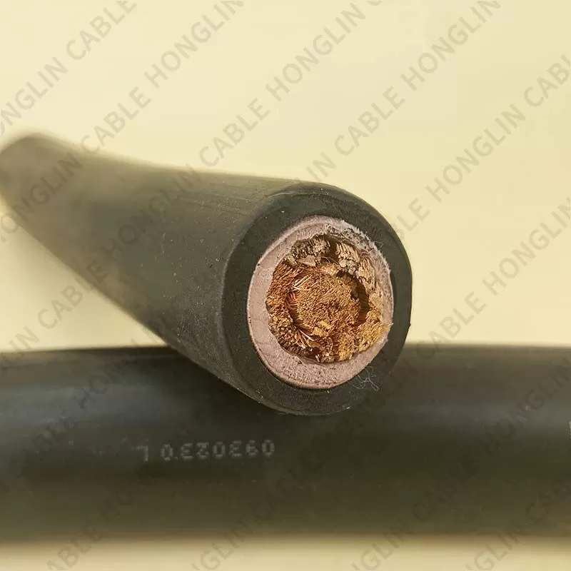 Hot Sale  Double insulation 25mm 35mm 50mm 70sqmm 95mm single core flexible copper  rubber welding cable wire