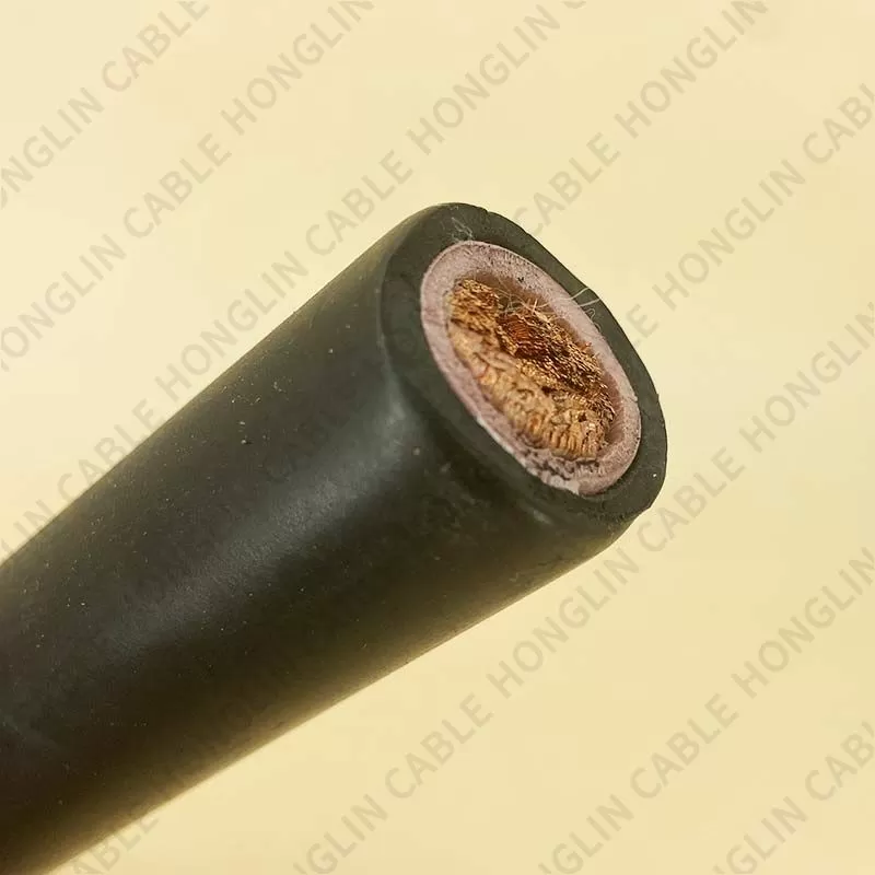 Hot Sale  Double insulation 25mm 35mm 50mm 70sqmm 95mm single core flexible copper  rubber welding cable wire