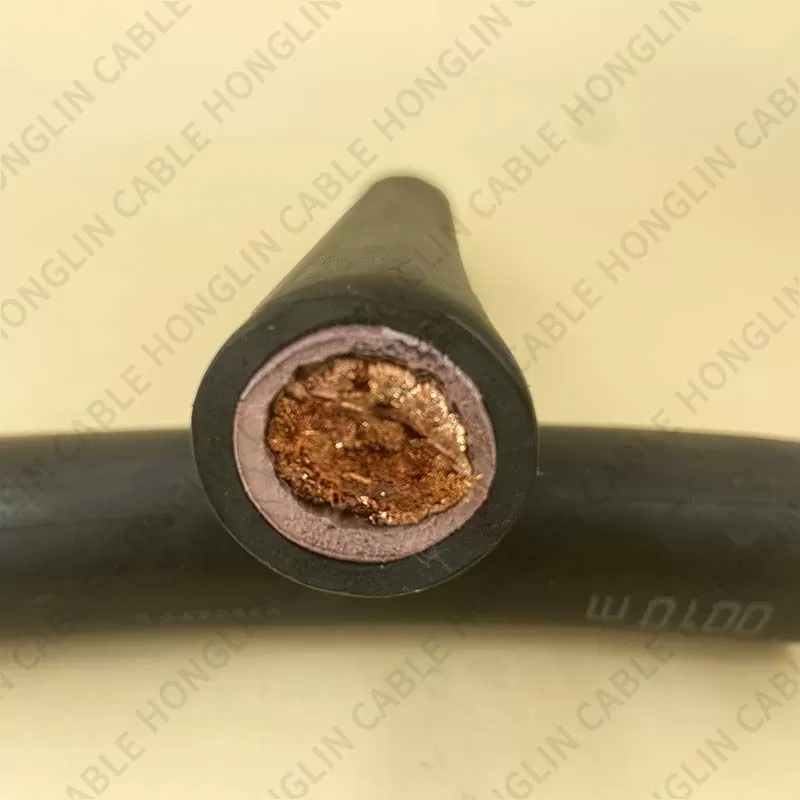 Hot Sale  Double insulation 25mm 35mm 50mm 70sqmm 95mm single core flexible copper  rubber welding cable wire