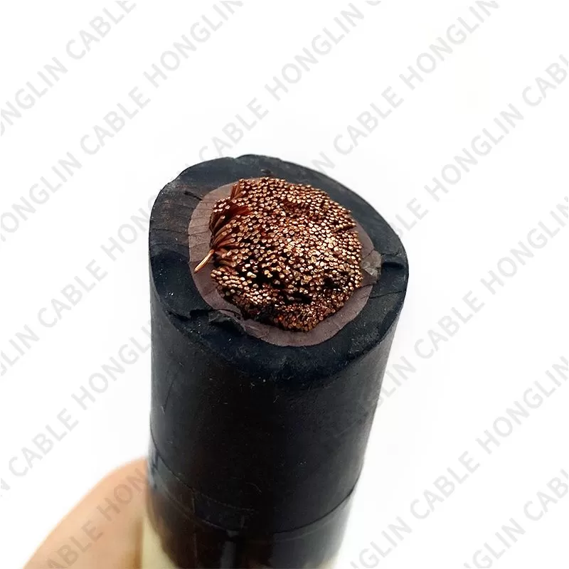 H01N2-D 35mm 50mm 70mm Single Core  Rubber Insulated Copper Conductor Welding Cable