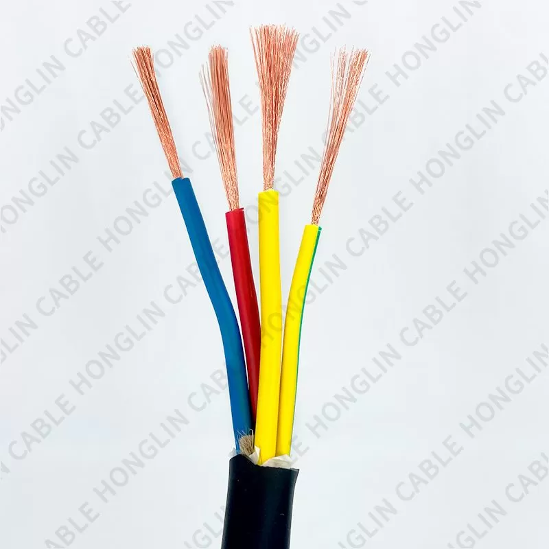 4 Core Rubber Set Soft Cable Rubber Wire  Rubber Cable General Purpose Rubber Sheathed Flexible Cable