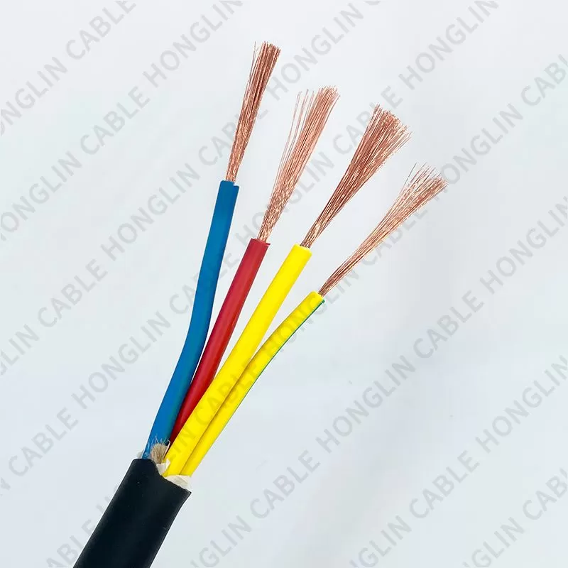 4 Core Rubber Set Soft Cable Rubber Wire  Rubber Cable General Purpose Rubber Sheathed Flexible Cable