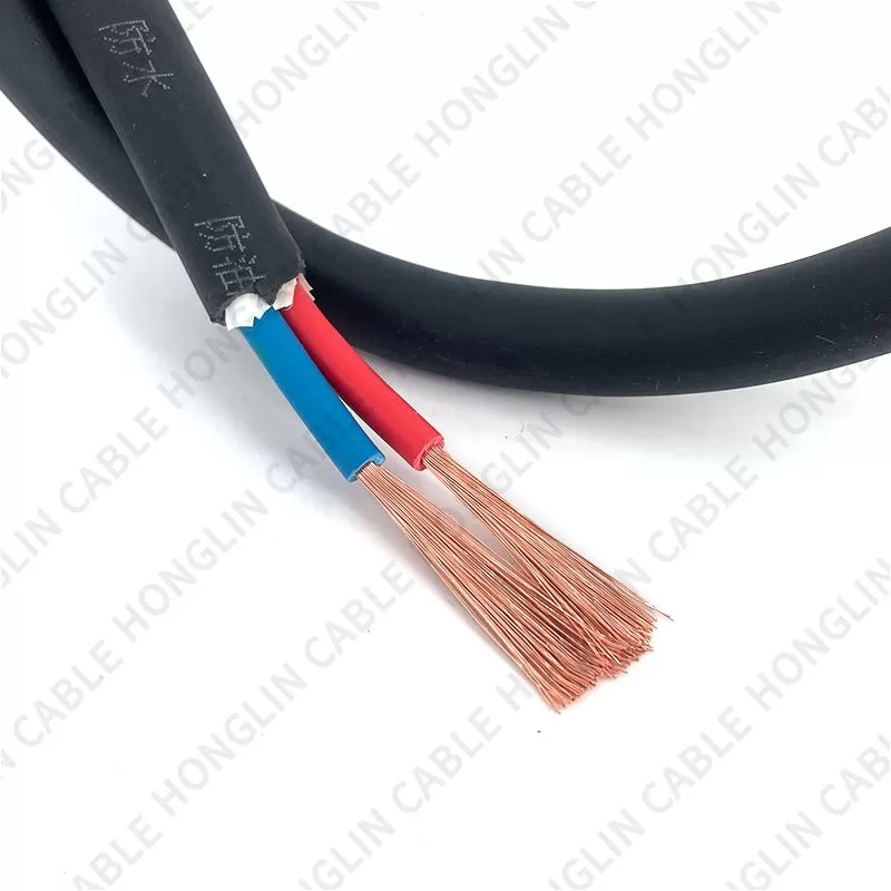 Electric wire flexible cable Site special two or three phase cable 2 core 3 core power cord