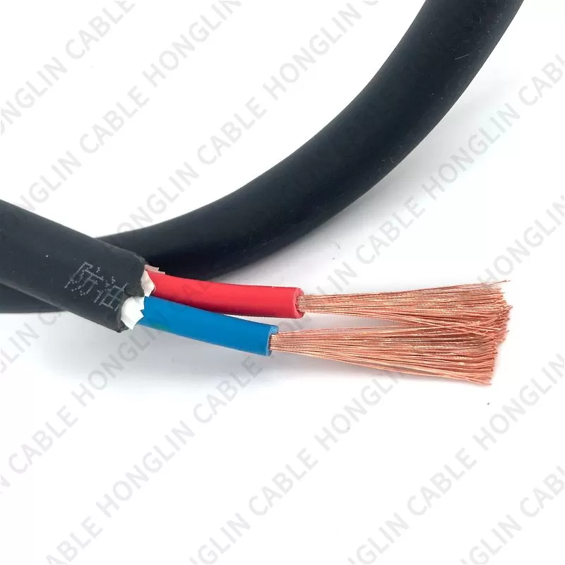 Electric wire flexible cable Site special two or three phase cable 2 core 3 core power cord