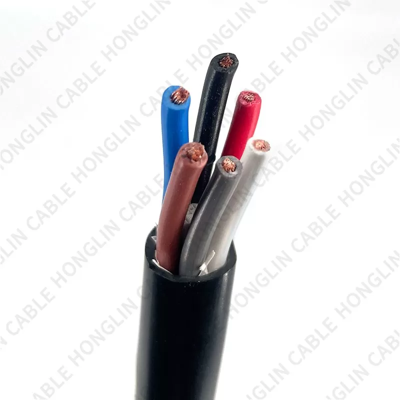 0.6/1KV KVVR 6 Core  Copper Conductor PVC Insulated Electricity Control Cable  For City Lighting