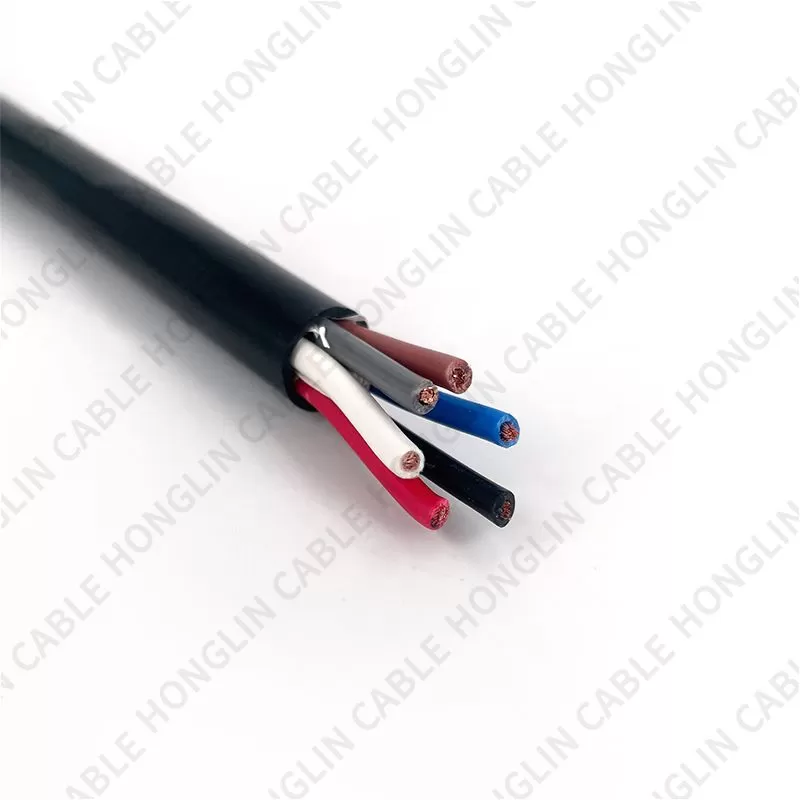 0.6/1KV KVVR 6 Core  Copper Conductor PVC Insulated Electricity Control Cable  For City Lighting