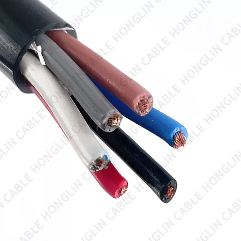 0.6/1KV KVVR 6 Core  Copper Conductor PVC Insulated Electricity Control Cable  For City Lighting