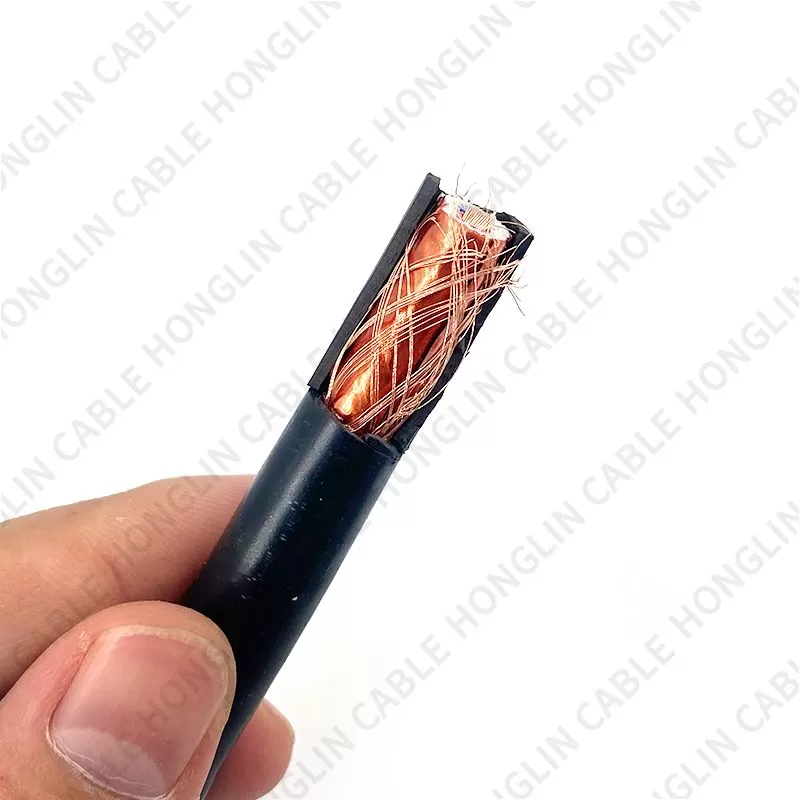 RVV 2/3/4/5/6/7/8/10/12/14/16/18 Cores Pins Copper Wires copper  Conductor Electric RVV/RVVP Cable Black sheathed