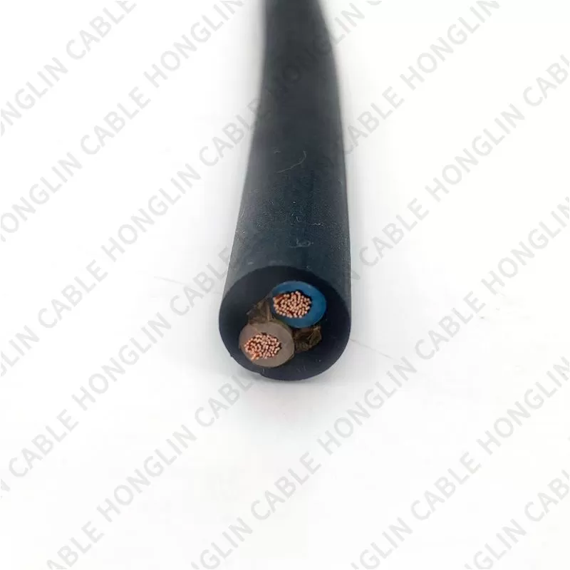 300/500V H05RN-F, Two Copper Cores Rubber Sheathed Cable