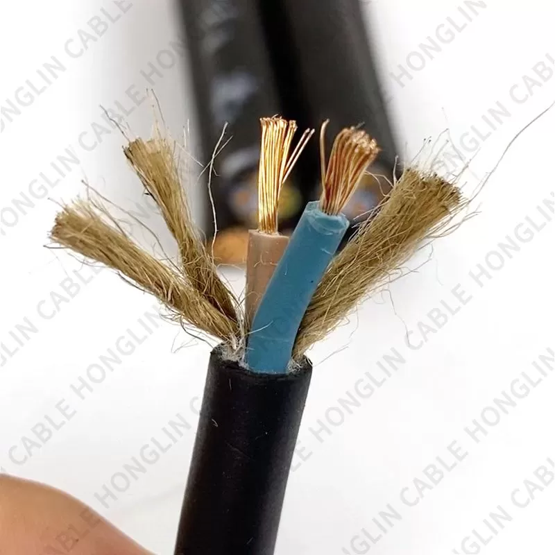 Factory direct sales 450/750V  multi-core copper conductor cable 2.5mm 6mm 35mm 50mm 95mm  rubber sheathed  flexible cable