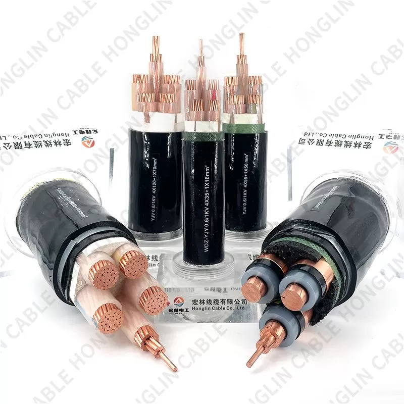 Factory Wholesale Armoured Cable LV MV Power Cable with Copper Conductor PVC/XLPE Insulation  Armoured Multicore Underground Cable