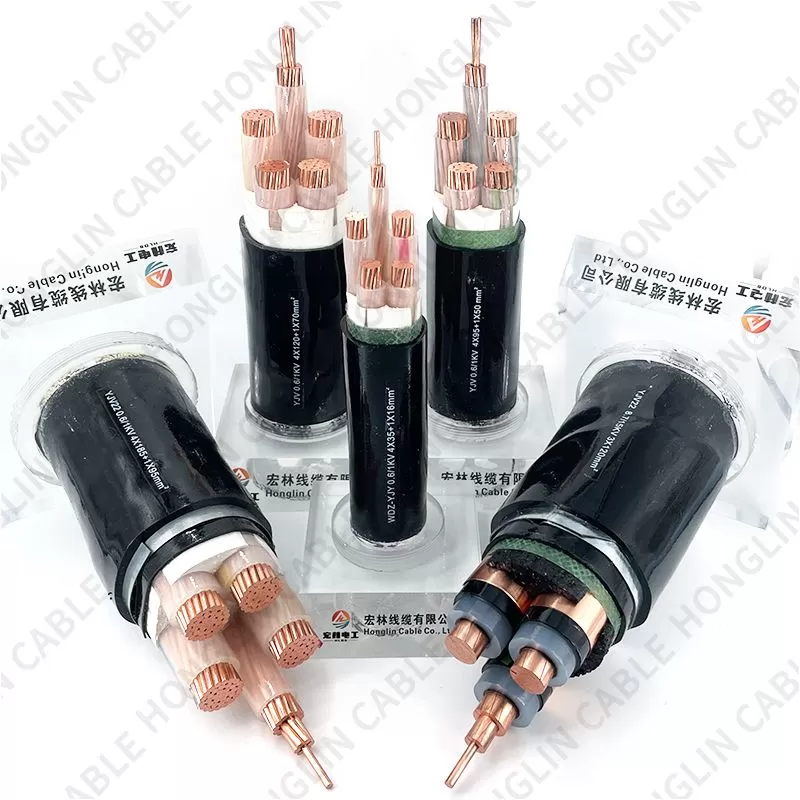 Factory Wholesale Armoured Cable LV MV Power Cable with Copper Conductor PVC/XLPE Insulation  Armoured Multicore Underground Cable