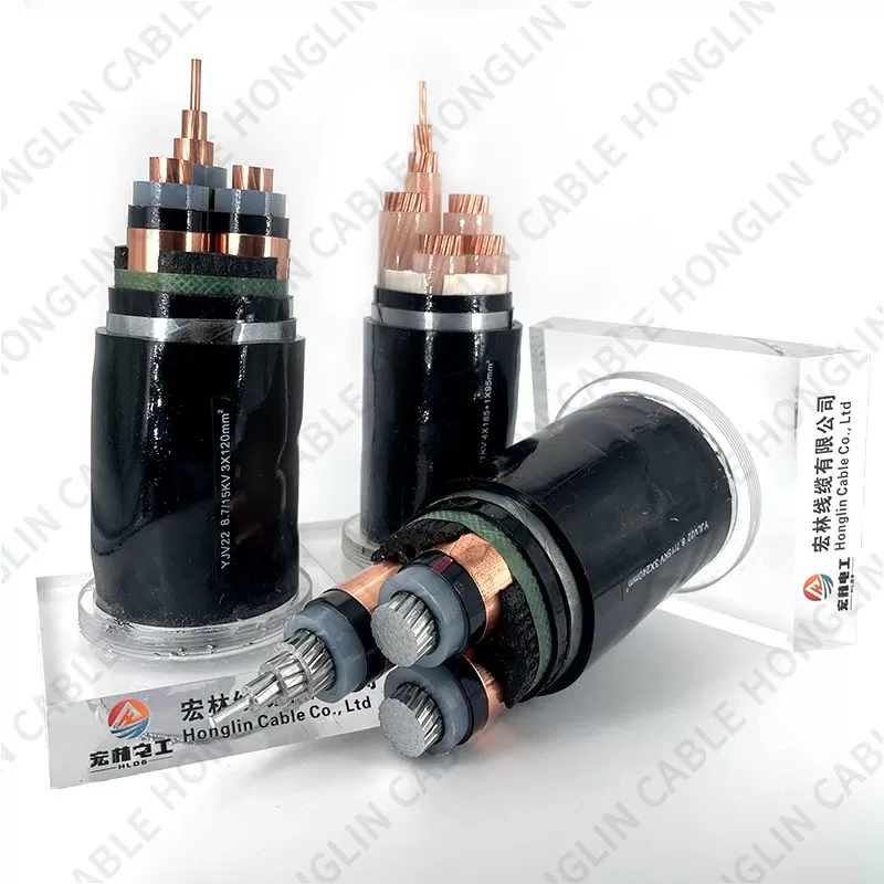 High Voltage 33kv 3 Core Xlpe Power Cable Price 240sqmm 400mm