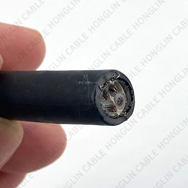 EPR shipboard cable marine power cable copper conductor black sheathed with shield  Low smoke no halogen and low toxicity