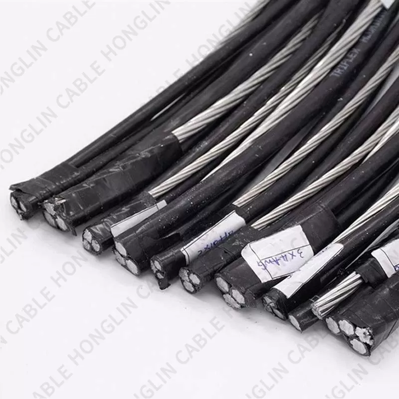 Low Voltage Aerial Bundled Cable 2 3 4 Core XLPE Insulated Overhead Line Duplex Service Drop Wire ABC Cable