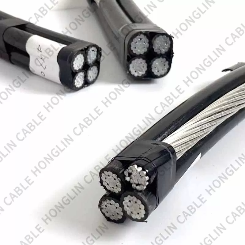 Electrical cable Aerial Bundled abc cable 4x75 50 35mm aluminium wire