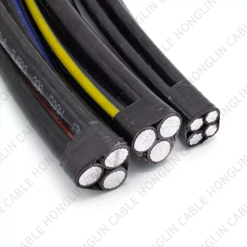 Low Voltage 3 cores 4 cores  25 mm 50mm  70mm  75mm abc cable