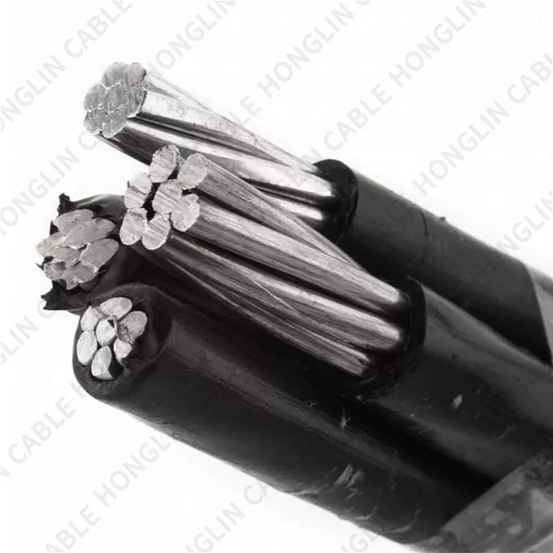 Low Voltage 3 cores 4 cores  25 mm 50mm  70mm  75mm abc cable