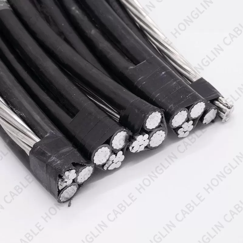 Low Voltage 3 cores 4 cores  25 mm 50mm  70mm  75mm abc cable