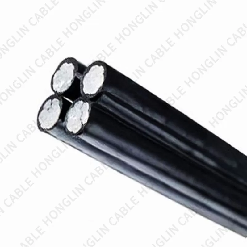 Duplex Triplex Quadruplex Aerial Bunched/Bundled Overhead XLPE/PVC/PE Insulated Aluminum ABC Cable