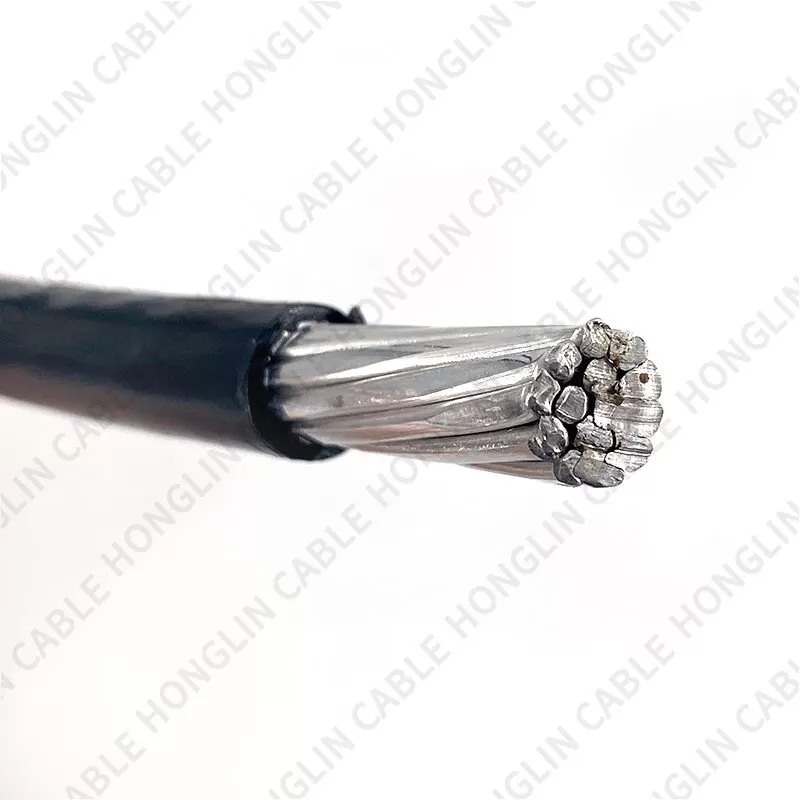 Single Core All Aluminum Stranded conductor PE/XLPE insulated ABC cable 50mm2 Covered Line Wire ACSR/AAC/AAAC XLPE or PE