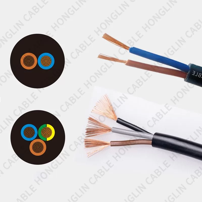 RVV/RVVP 2/3/4/5/6/7/8/10/12/14/16/18 Cores Copper Conductor Electric Cable multi-core shielded wire