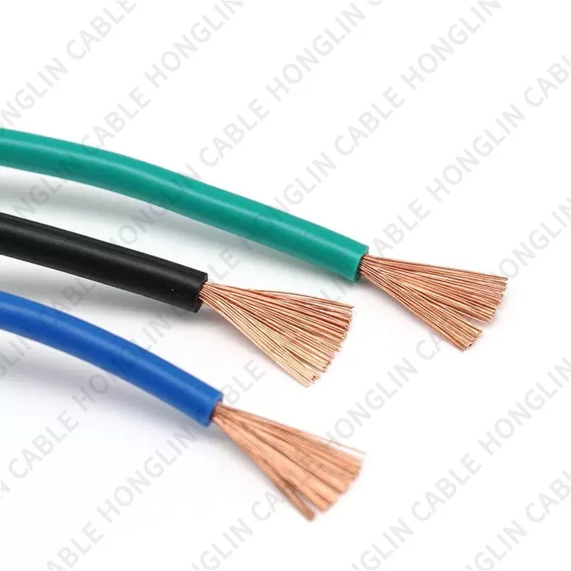 H05VV-F RVV/KVVR 0.3mm 0.5mm 0.75mm 1mm 1.5mm 10 12 16 20 24 30 core Copper Conductor Flexible Cable RVV PVC Electrical Cable Wire