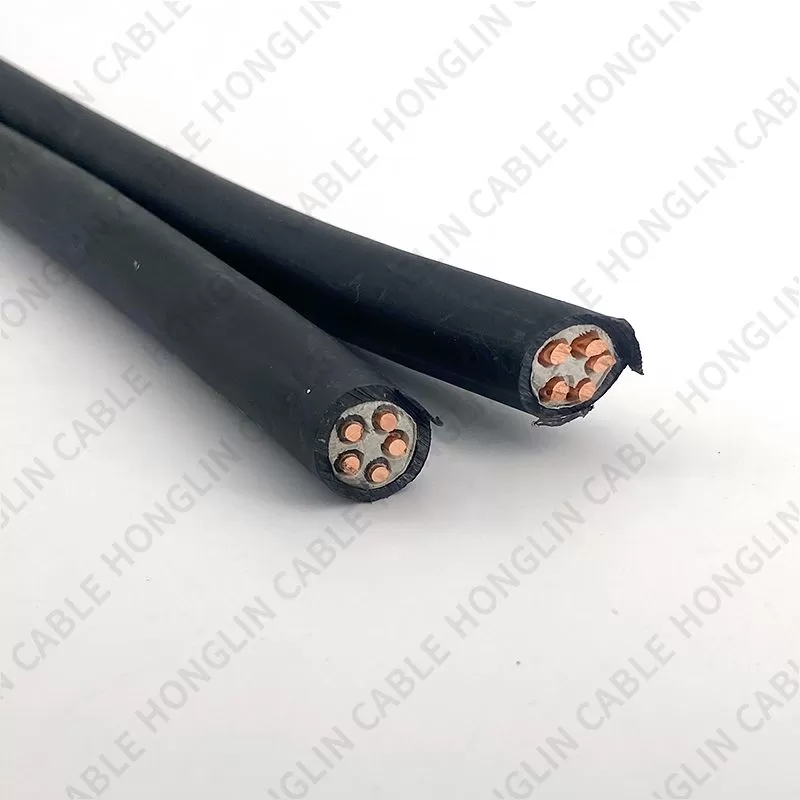 Low Smoke Zero Halogen Cross-Linked Polyethylene Insulation Power Cable  5 Core Multiple specifications