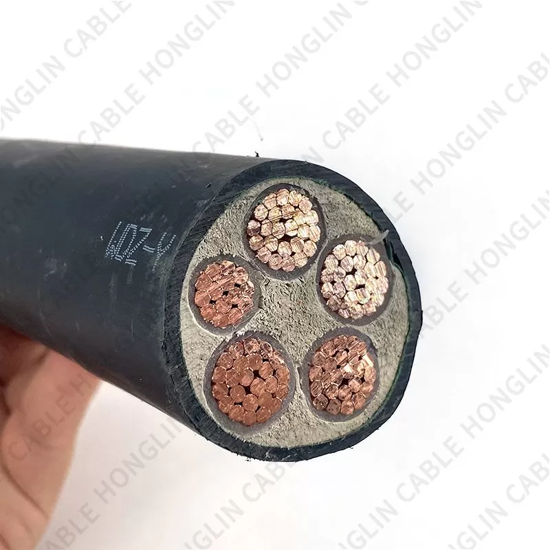 Low Smoke Zero Halogen Cross-Linked Polyethylene Insulation Power Cable  5 Core Multiple specifications