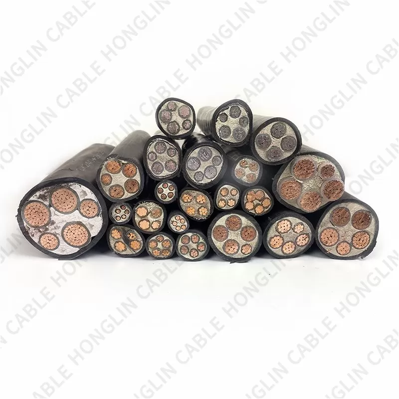 Aluminum copper Core XLPE Cable Low Voltage 0.6/1kv multiple Core 25mm 35mm 50mm 70mm 95mm Underground Electrical Armored Cable Power Cable