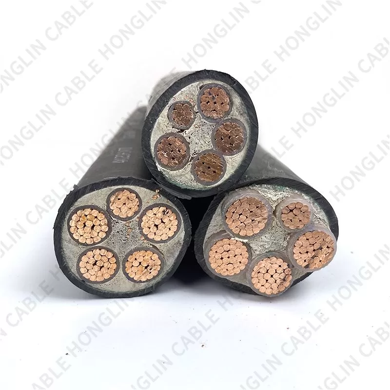 Aluminum copper Core XLPE Cable Low Voltage 0.6/1kv multiple Core 25mm 35mm 50mm 70mm 95mm Underground Electrical Armored Cable Power Cable