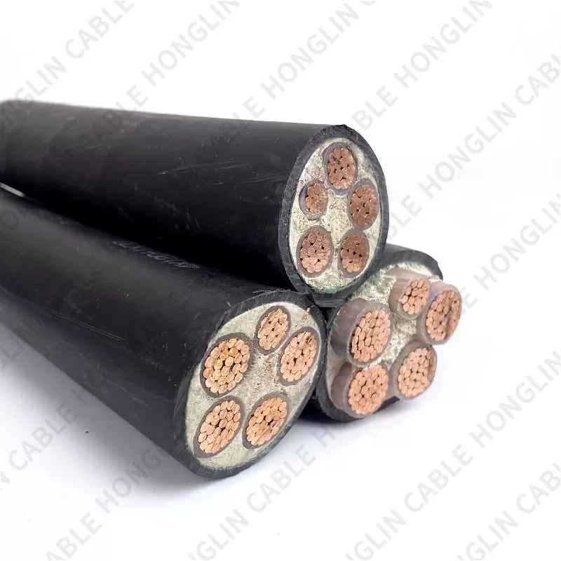 Aluminum copper Core XLPE Cable Low Voltage 0.6/1kv multiple Core 25mm 35mm 50mm 70mm 95mm Underground Electrical Armored Cable Power Cable