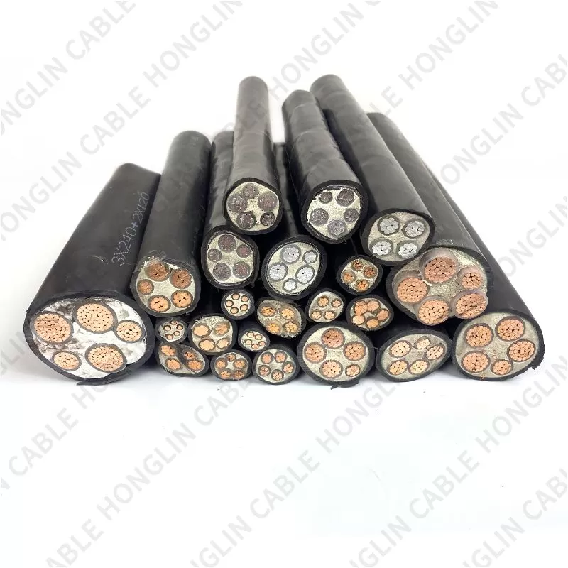 Aluminum copper Core XLPE Cable Low Voltage 0.6/1kv multiple Core 25mm 35mm 50mm 70mm 95mm Underground Electrical Armored Cable Power Cable