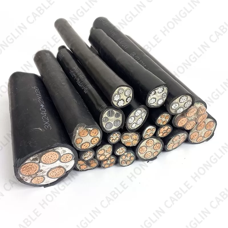 Aluminum copper Core XLPE Cable Low Voltage 0.6/1kv multiple Core 25mm 35mm 50mm 70mm 95mm Underground Electrical Armored Cable Power Cable