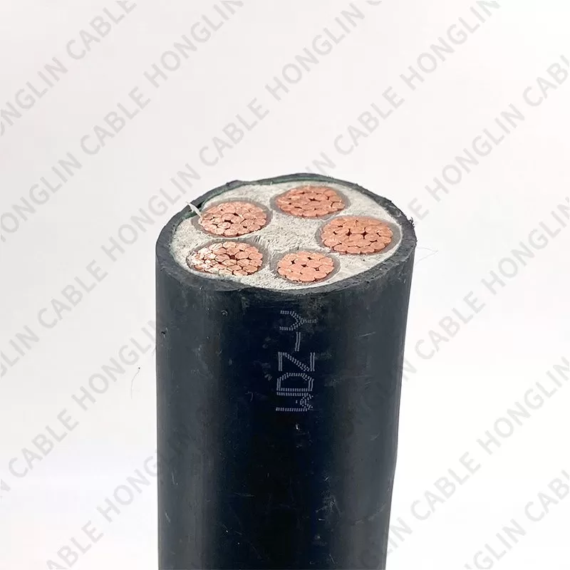 0.6/1.0 kv YJV22 Copper 5 Core Steel Tape Armored XLPE/PVC 95mm 185mm Insulated Underground Electric Wire Power Cable