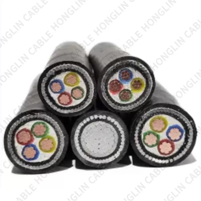 High Quality 2/3/4/5 Core YJV22 Armored Cable 4x95 4x120 4x150 4x185 mm XLPE Insulated  Cable Steel Wire Armoured Cables